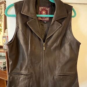 The territory ahead leather vest size 12